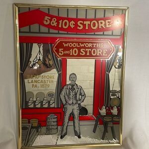 Unique Vintage Marsel Mirror Woolworths Lancaster